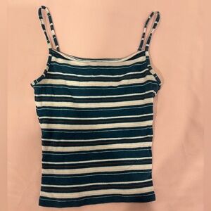Striped tight fit cami multi color